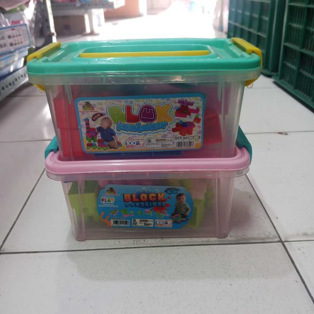 MAINAN ANAK BLOCK KONTAINER