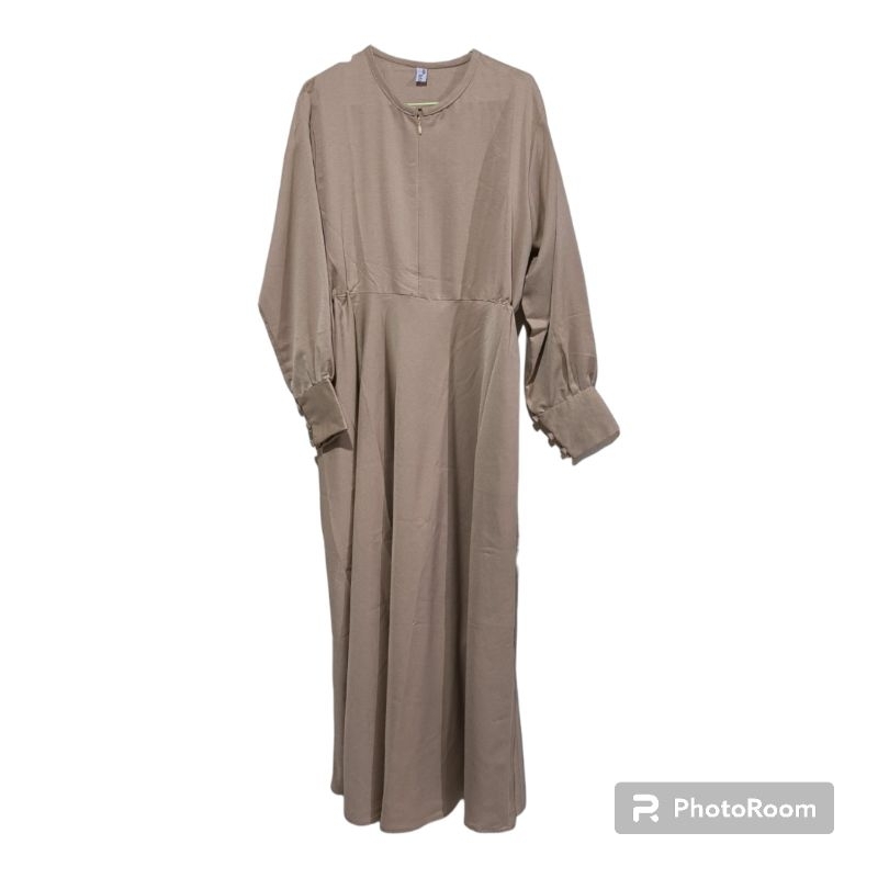 Preloved Gamis Coklat Muda