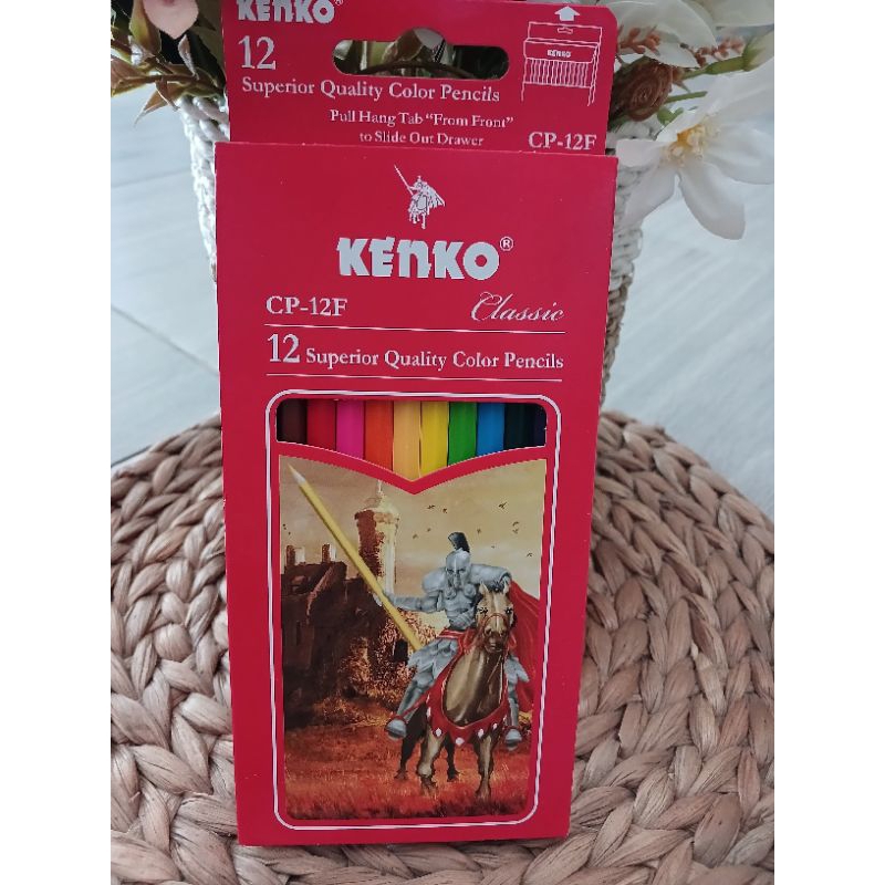 

Kenko Pensil Warna Color Pencil 12 Warna CP-12FNW [ SET ]