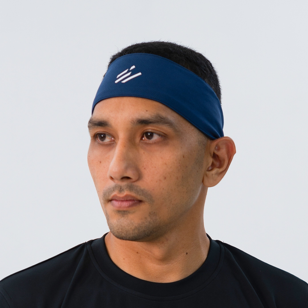 Eternity Sport Headband Bandana / Ikat Kepala Ikat Rambut Olaraga Pria Wanita Unisex - Navy