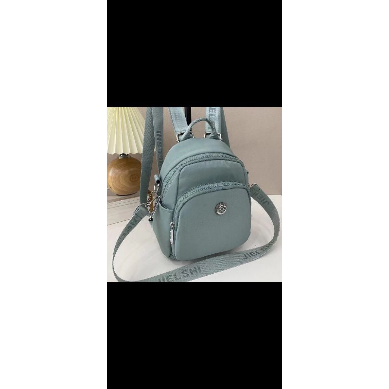 JIELSHI LAURA Tas Ransel Wanita Remaja Dewasa Tas Rangsel  Original Bahan Parasut Tas Sekolah Brande