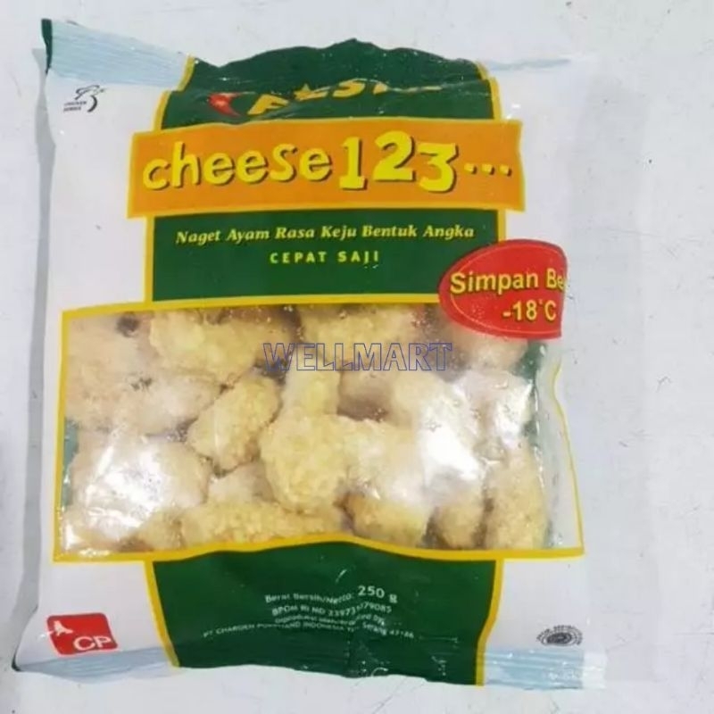 

Fiesta Cheese 123 250g Naget Ayam Rasa Keju Bentuk Angka