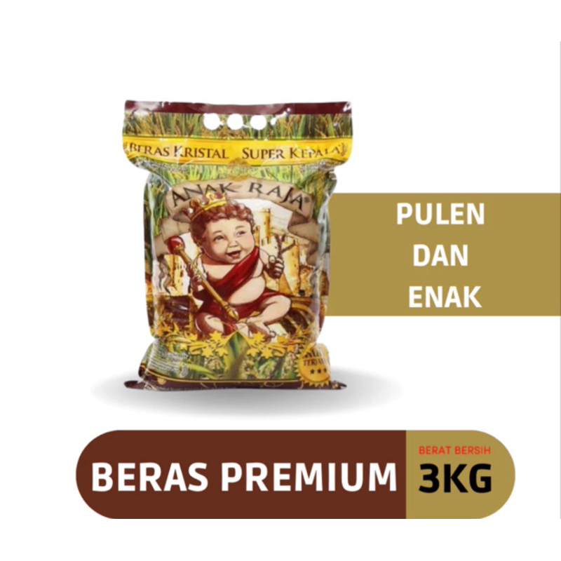 Beras Anak Raja 3kg