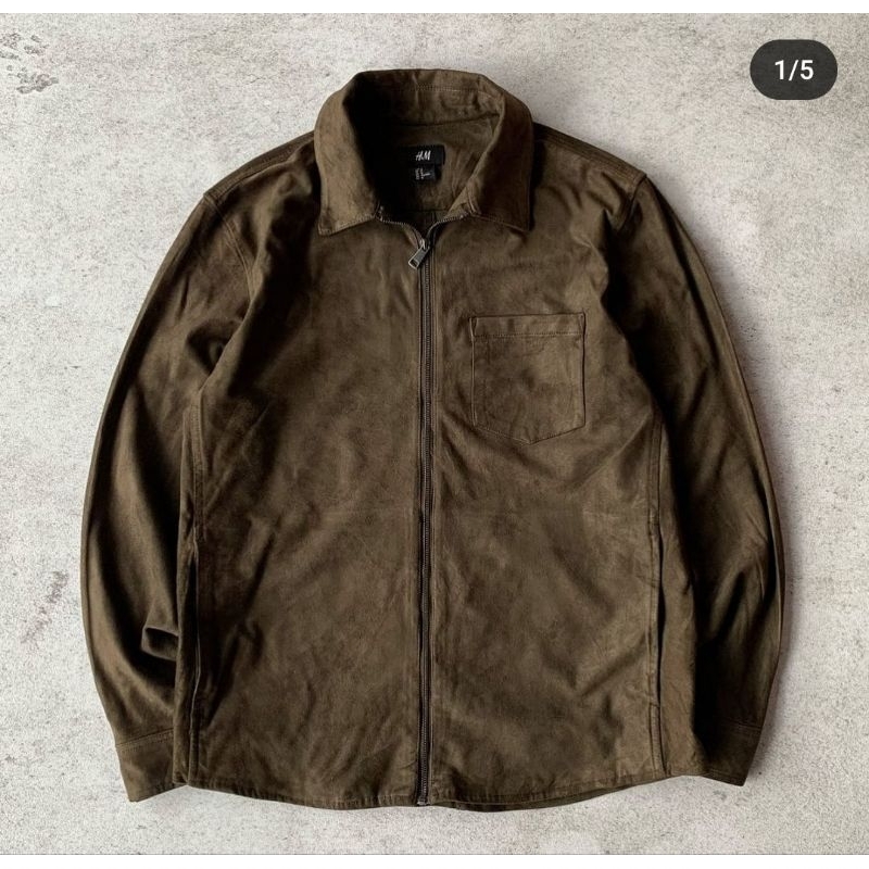 jacket hnm suede