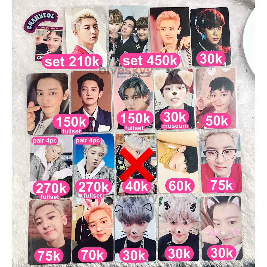 Photocard EXO Chanyeol Suho Baekhyun D.O. Kyungsoo Sehun Kai Chen Xiumin Lay Prokey Self Potrait Pap