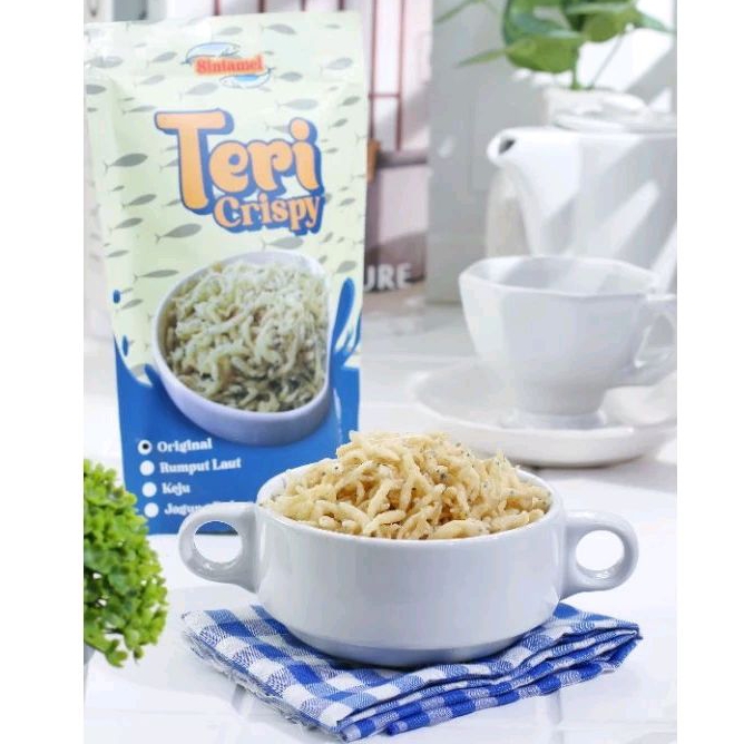 

(New) Teri crispy SINTAMEL non msg non pengawet - teri nasi krispi - Teri krispi - snack teri krispi - teri nasi krispi siap saji Organik