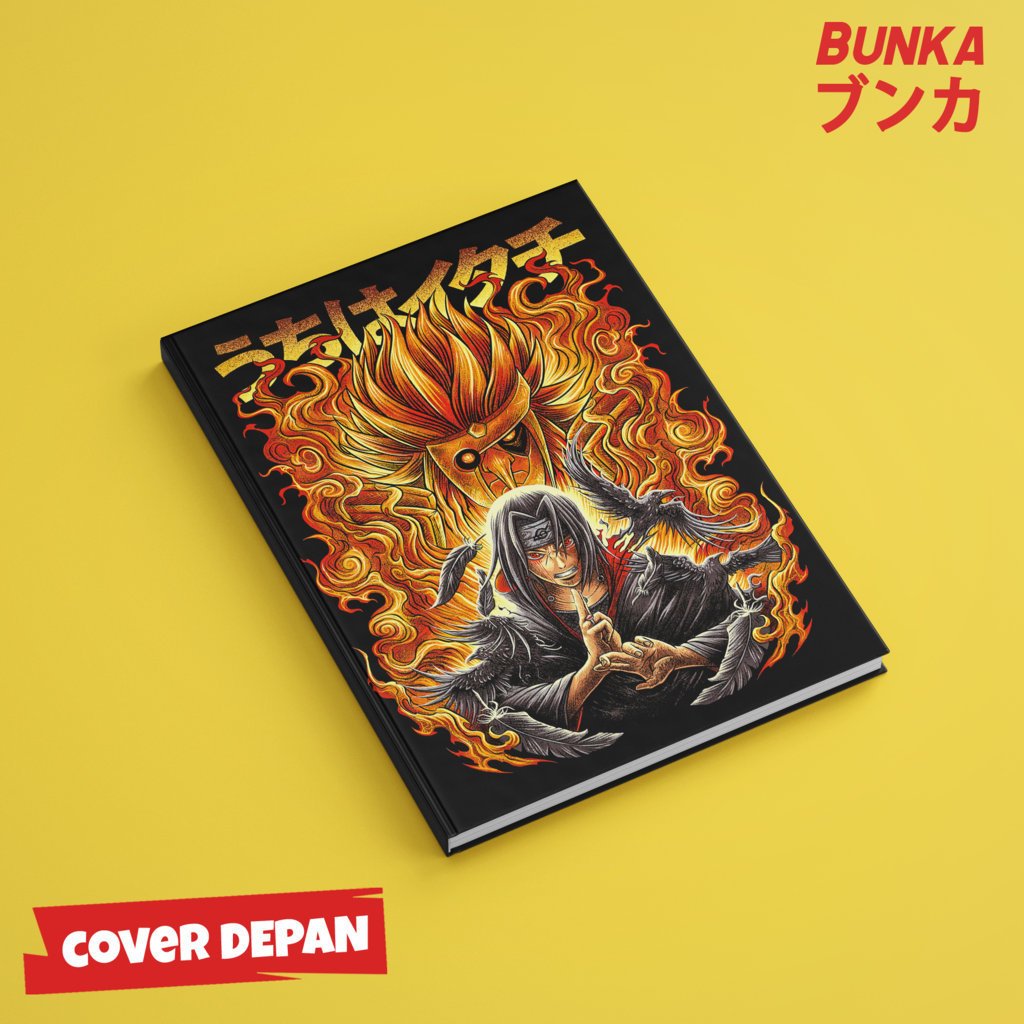 

Note Book Aesthetic Anime Naruto Itachi Uchiha Red Hardcover A5 Buku Tulis Catatan Notes Agenda Planner Jurnal vintage buku catatan story book kado anniversary valentine cowok cewek murah