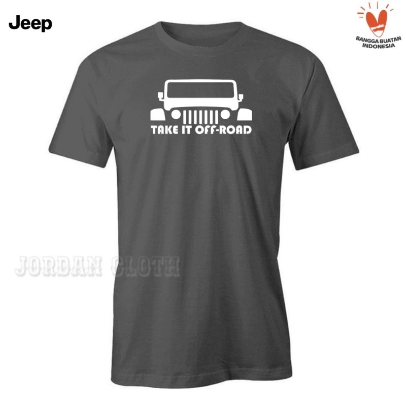 Tshirt Baju Kaos Jeep Take Offroad