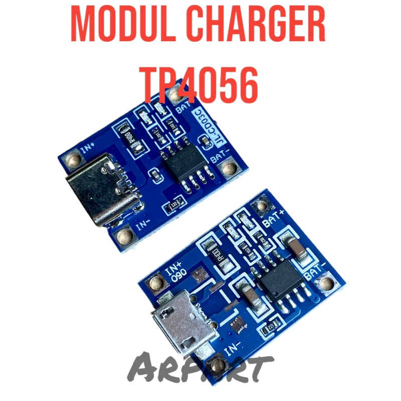 modul charger TP4056  micro usb dan tipe C