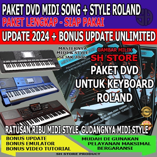 Update 2024 Midi Song & Style Keyboard Roland Update Full Version