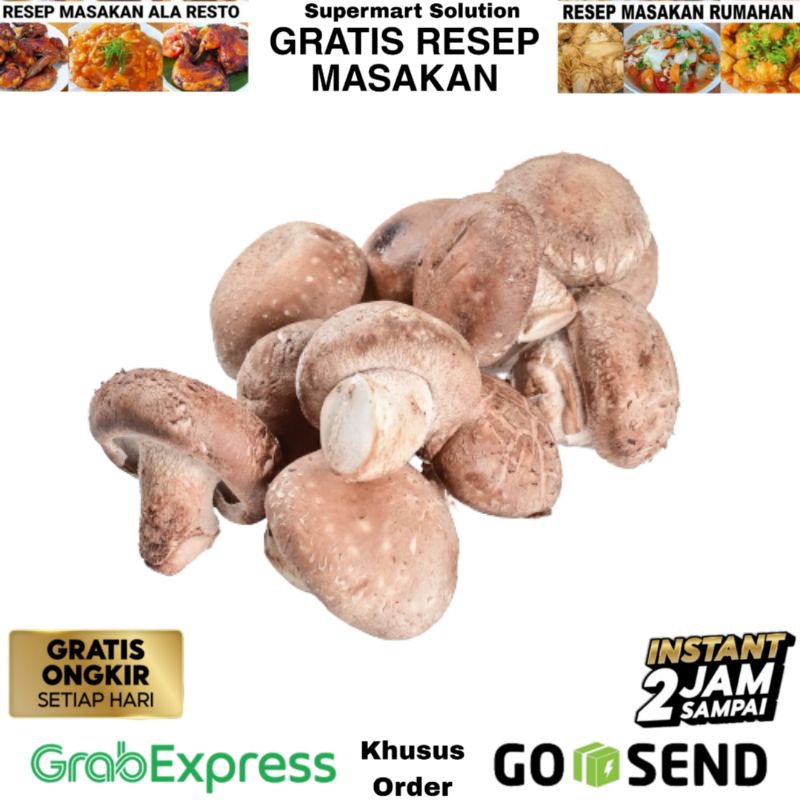 

Jamur shitake / Jamur Hioko Segar 150gr