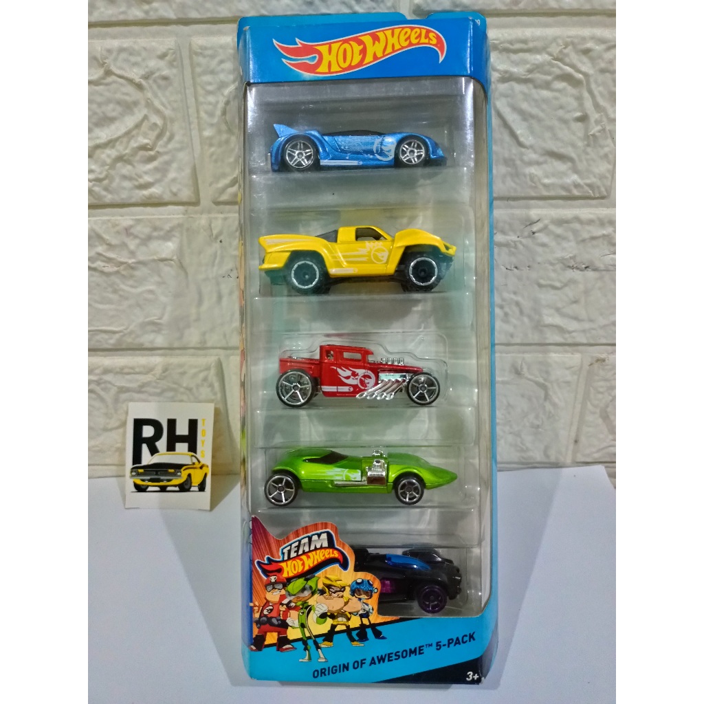 Hot Wheels Origin of Awesome 5 Pack Team Treasure Hunt