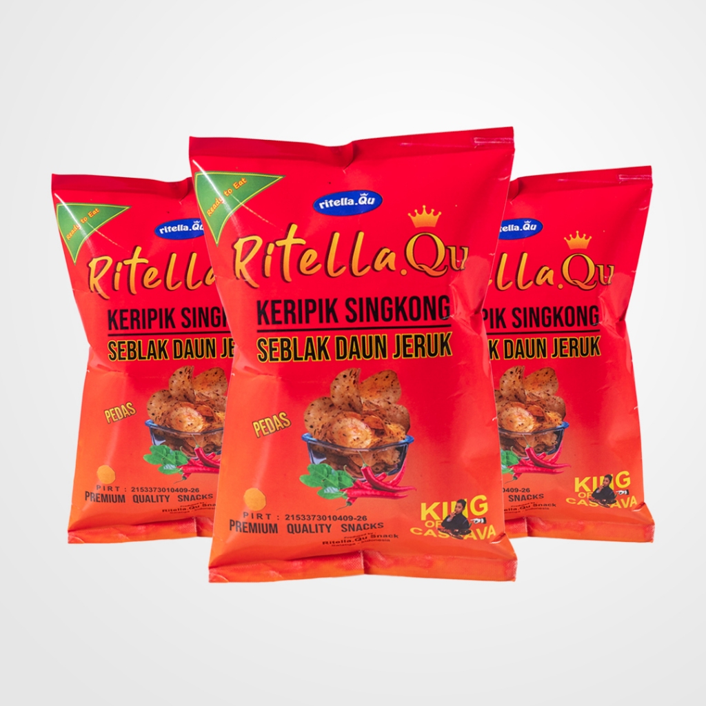 

RitellaQU Keripik Singkong rasa Seblak Daun Jeruk 65gr