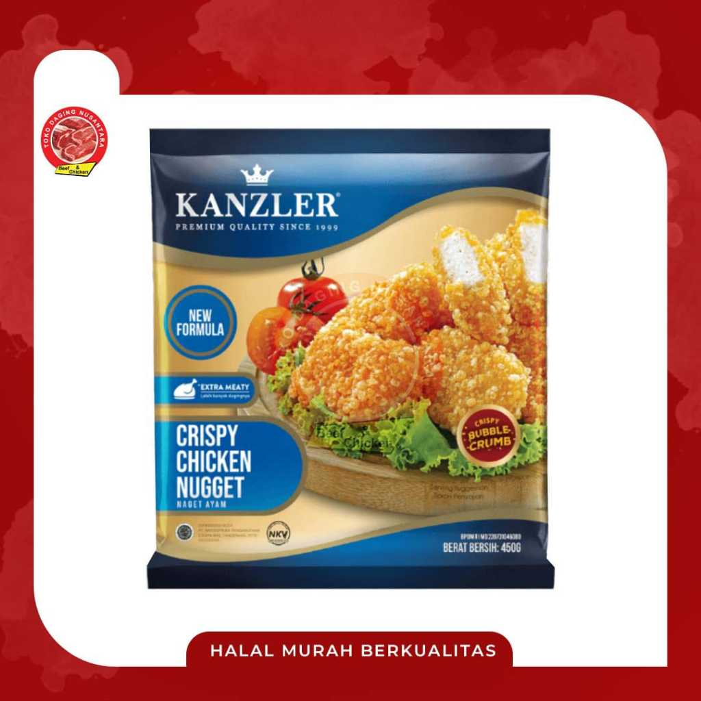 

KANZLER CRISPY CHICKEN NUGGET 450 GR