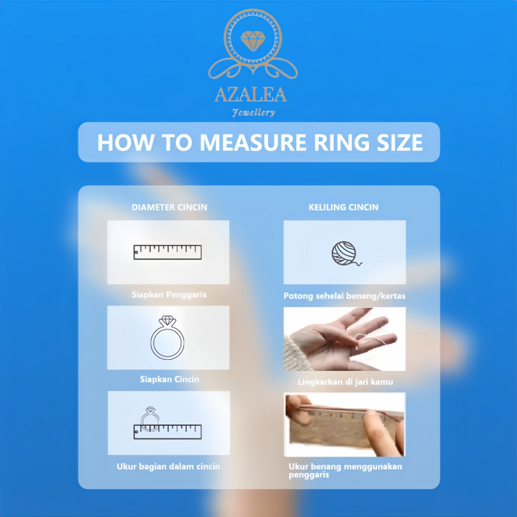 RB Cincin Couple Perak Asli Nikah Emas Putih Adjustable Pasangan Nikah Lamaran Cincin Moissanite