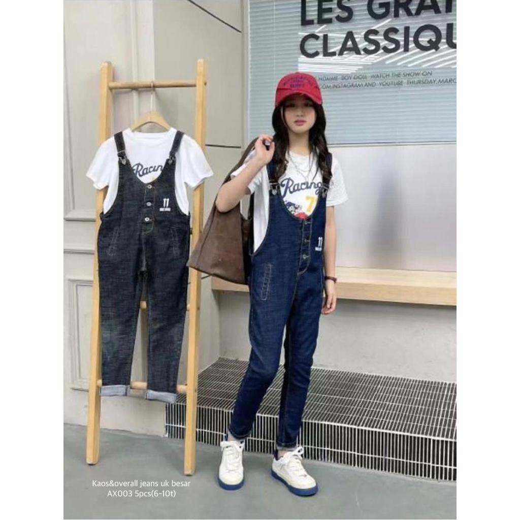 Kaos & Overall Jeans Uk Besar AX003