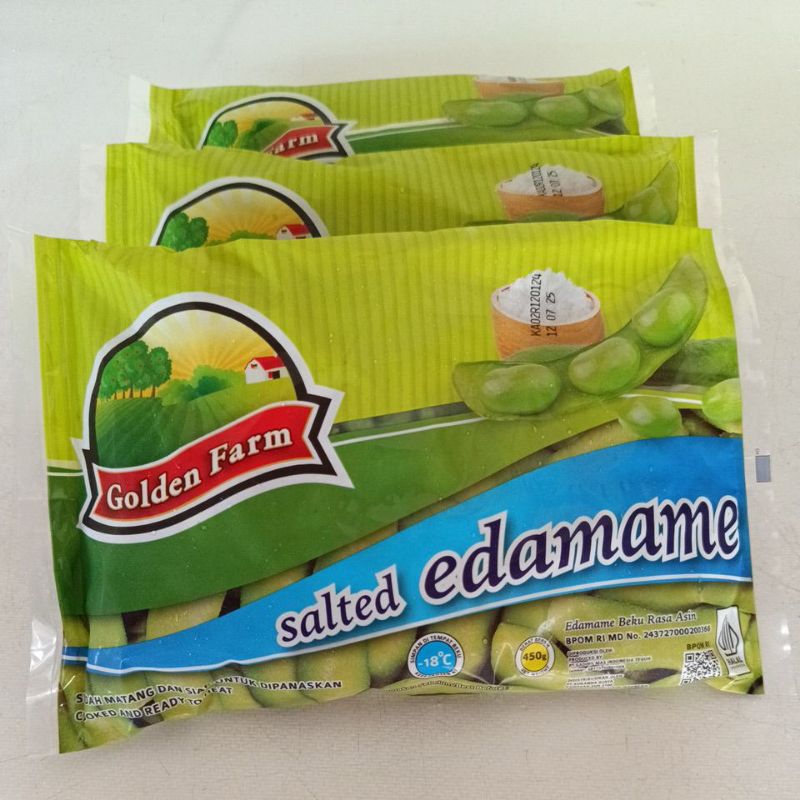 

GOLDEN FARM Salted edamame / KACANG EDAMAME / SALTED EDAMAME
