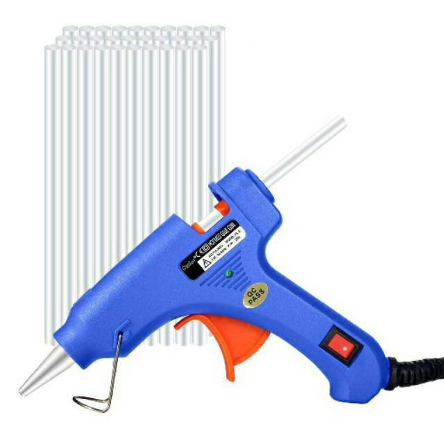 ALAT TEMBAK LEM LILIN MINI - ALAT LEM LILIN BAKAR 20 WATT