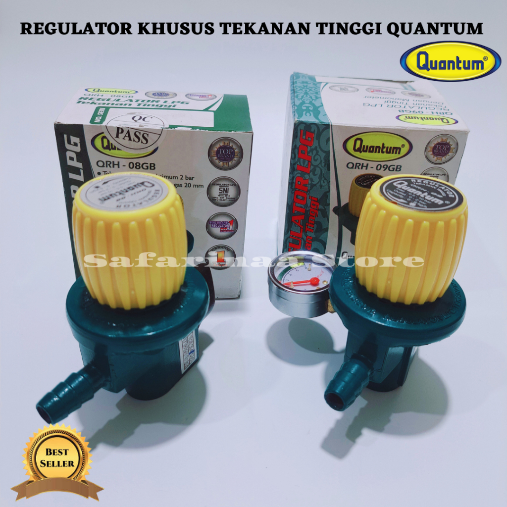 REGULATOR QUANTUM KHUSUS KOMPOR GAS TEKANAN TINGGI
