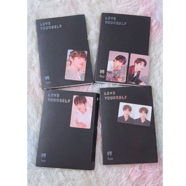 BTS ALBUM LOVE YOURSELF TEAR VER Y O U R PHOTOCARD TAEHYUNG UNSEALED FULLSET VERSION PC V