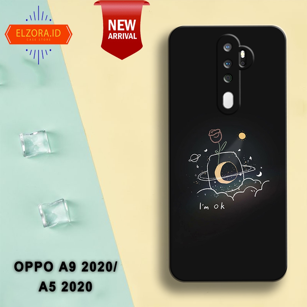 Case Hp - Oppo A9/A5 2020 - Casing Hp - Oppo A9/A5 2020 - Elzora.Id - Motif Galaxy  - Fashion Case H