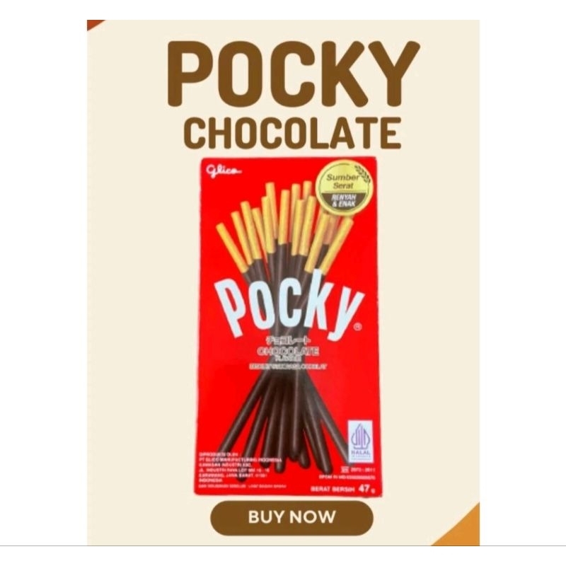 

Pocky Stick Rasa Chocolate Coklat Berat 47 Gram Harga Per Pcs