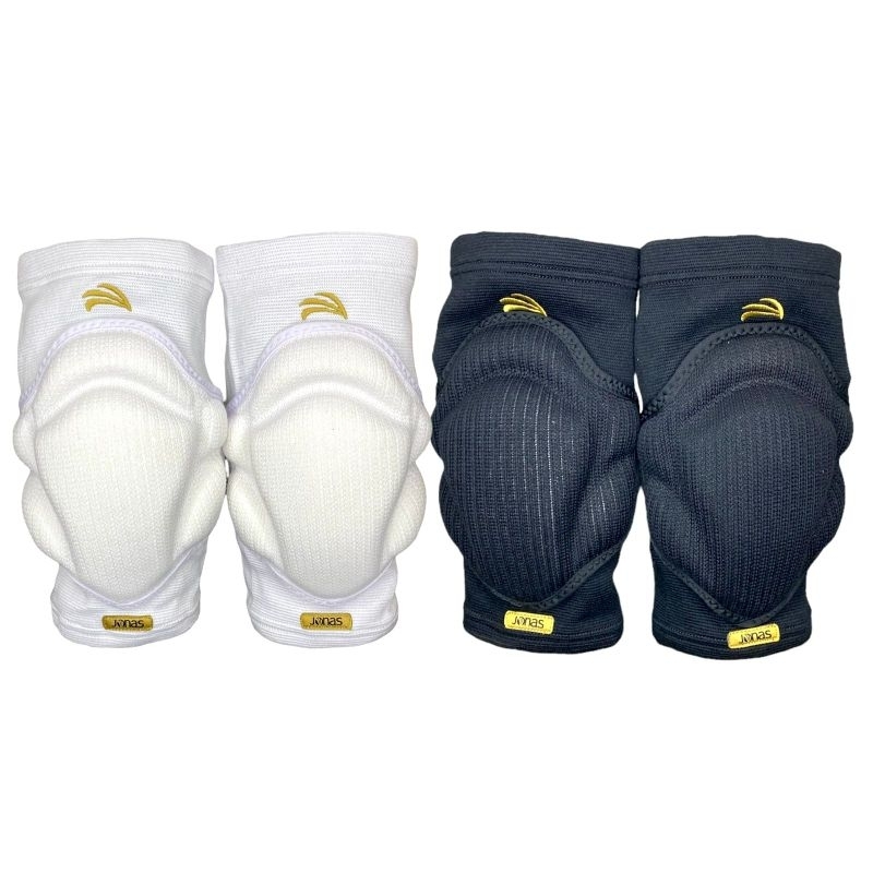 Kneepad Jonas elite X3 Knee pad Elite X3 Hitam dan Putih Pelindung lutut kiper futsal jonas