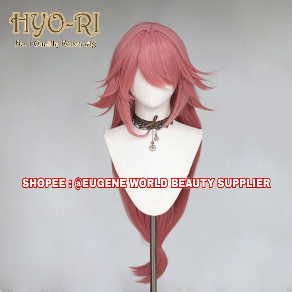 READY STOCK - WIG YAE MIKO WIG MIKO YAE WIG COSPLAY GAME GENSHIN IMPACT WIG CEWE CEWEK WANITA PANJAN