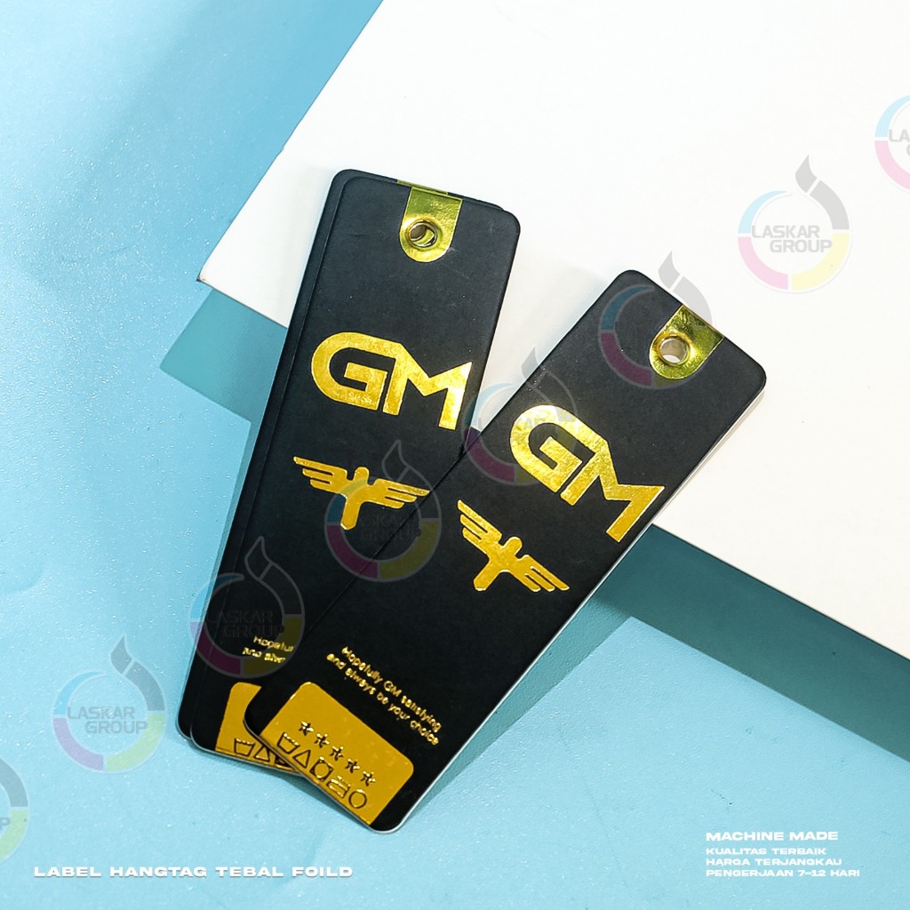 

hangtag premium custom 700 gsm / hangtag embos / hangtag distro