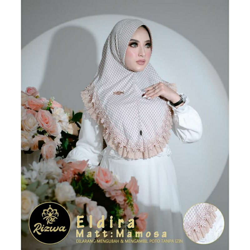 Hijab instan jersey Mamosa ELDIRA RENDA ori RIZWA