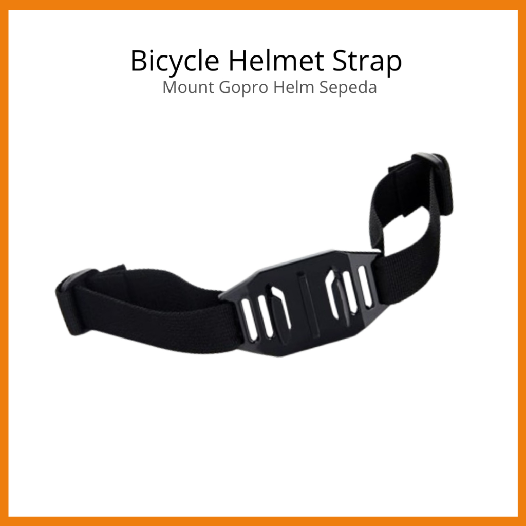 Bicycle Helmet Strap For Action Cam - Mount Gopro Helm Sepeda
