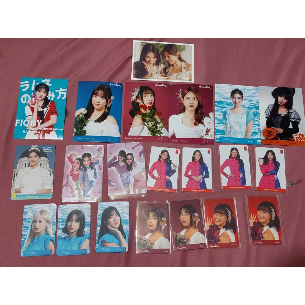 Photocard/Photopack/Postcard JKT48 SAYONARA CRAWL atin shani zee, FLOWERFULL gracie jessi gita freya