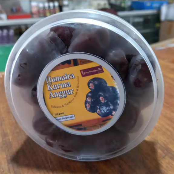 

Kurma Madu Anggur Dates Mazafati Bam 250 Gram Toples