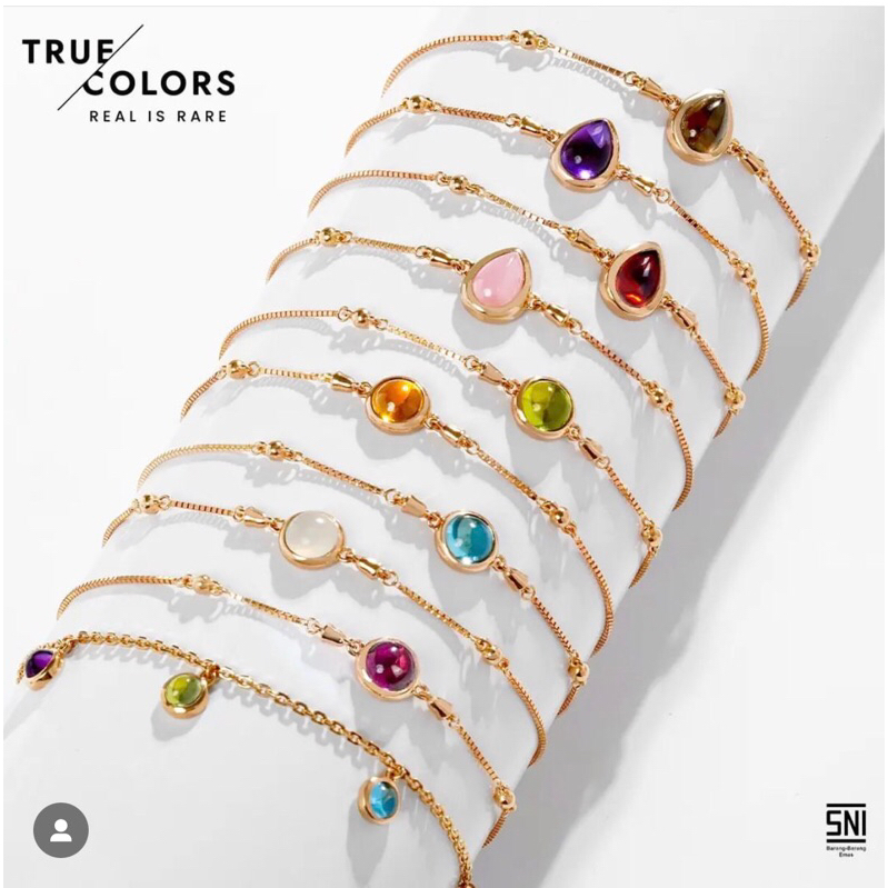 Sandra Dewi Gold Gelang True Collors