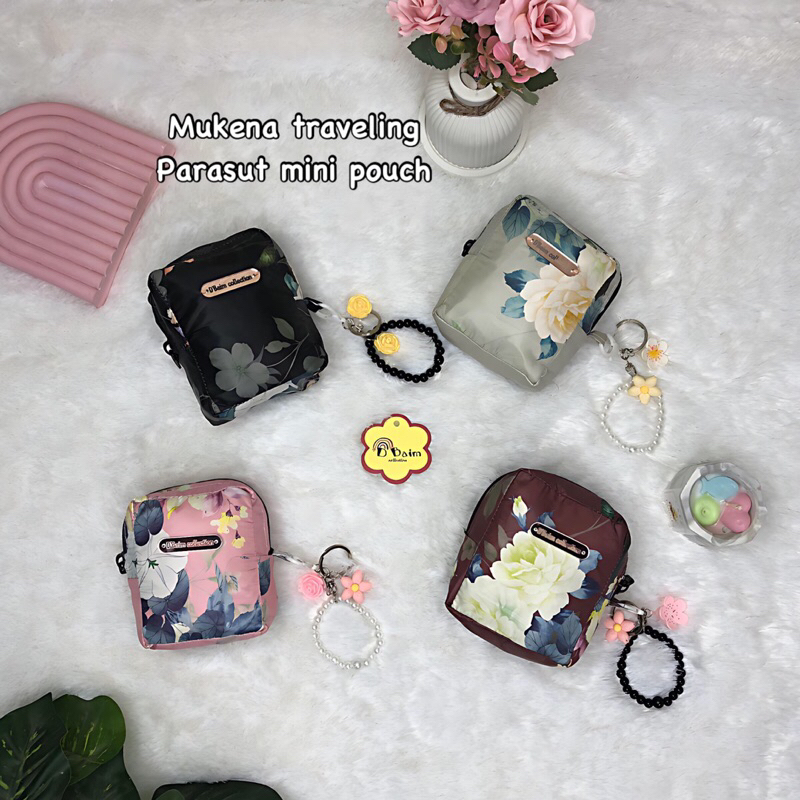 mukena traveling mini pouch
