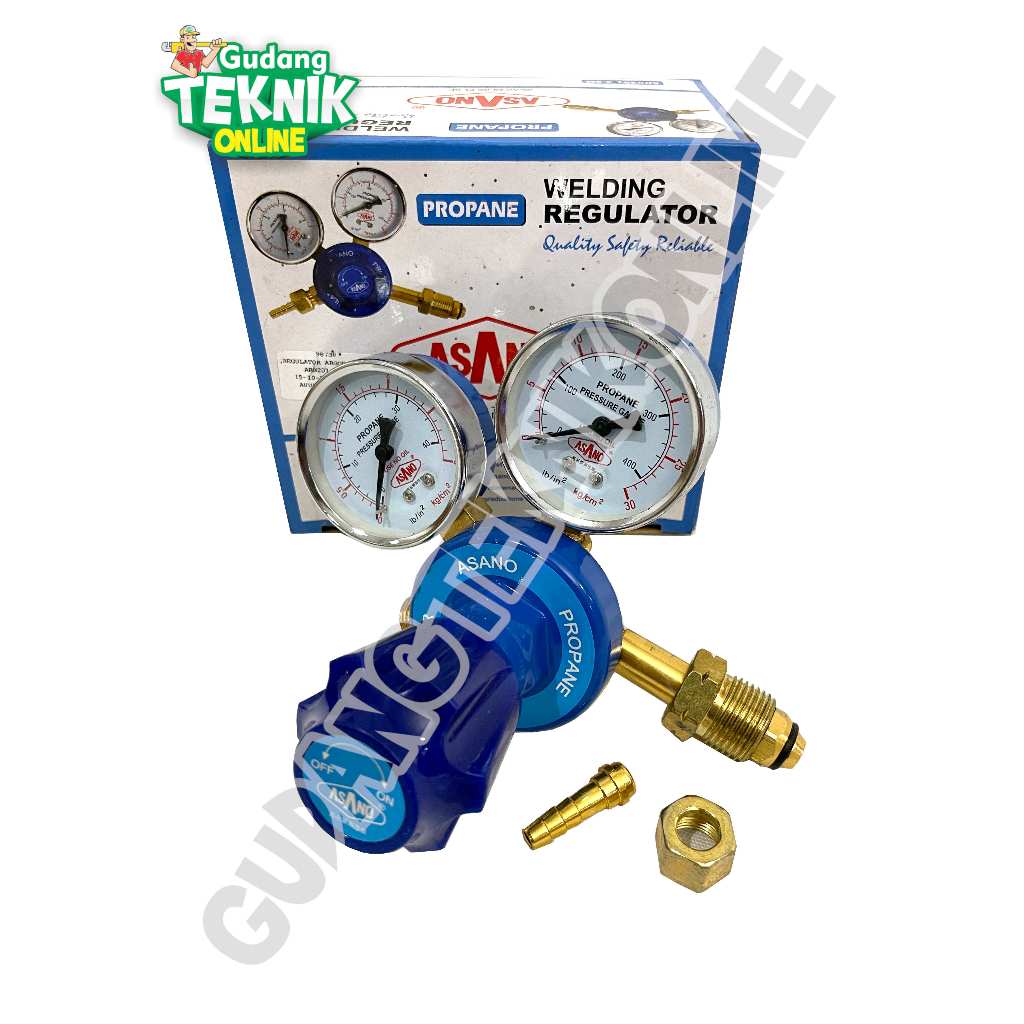 ASANO Regulator Las LPG PROPANE - Propane Argon -Acetylene - CO2 / Regulator Tabung Las Karbit - Oks