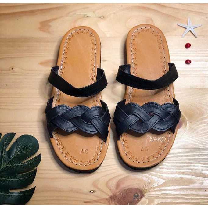 Sandal Kulit Wanita 100% Handmade
