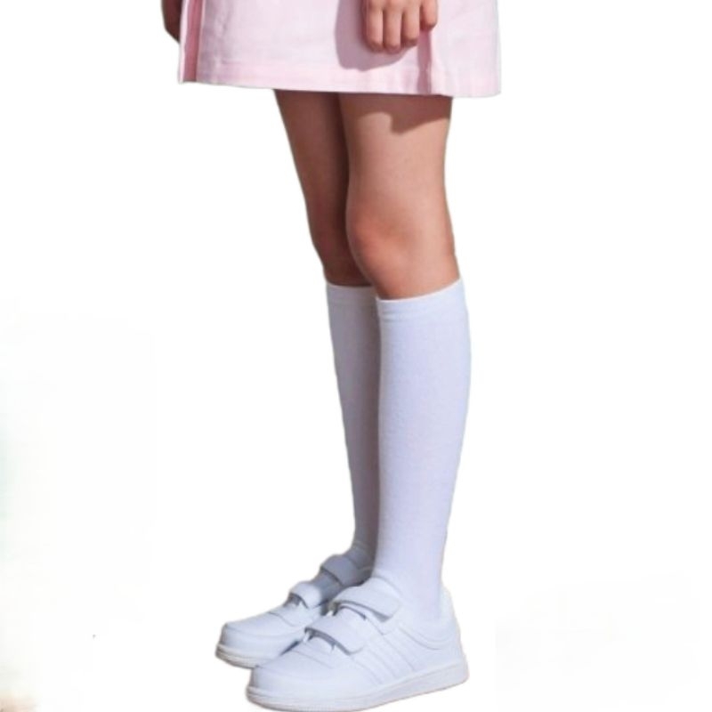 Kaos Kaki Anak Sekolah Tk Sd Smp Sma Laki Laki Perempuan cowok cewek Panjang Sebetis Selutut sepaha 