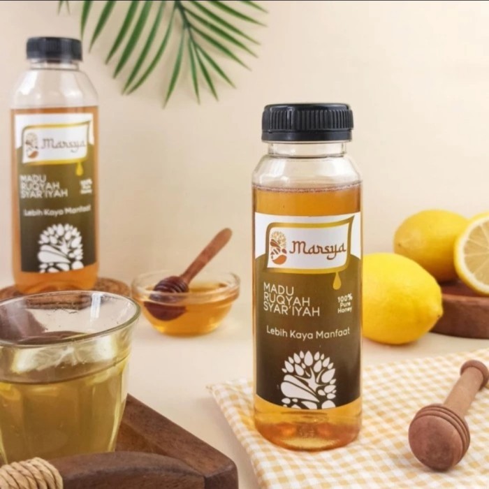 

Madu Marsya 600ml / Madu Murni Ruqiyah Syar'i 100% Pure Honey