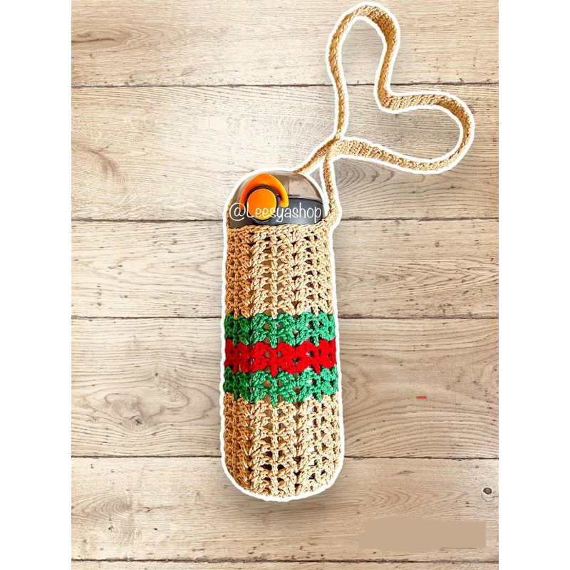 Tas Botol Rajut / Tas Botol Unik / Tempat Botol Minum