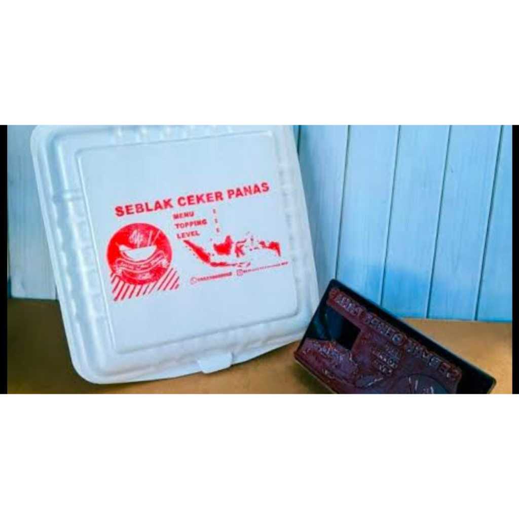 

Adn Stempel Plastik super jumbo Cup Gelas Sterofoam Tinta Permanen Waterproof