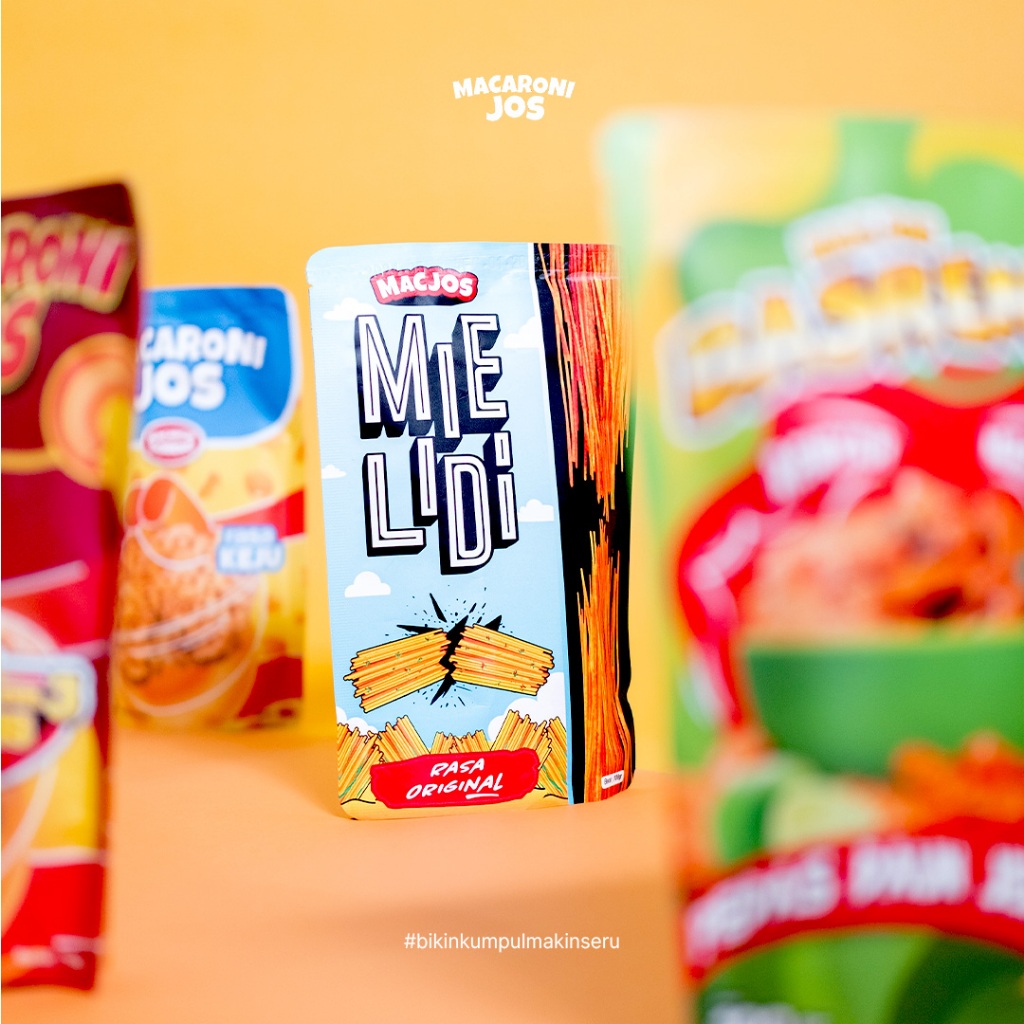 

MACJOS MIE LIDI Snack Cemilan Viral Kemasan 100gr