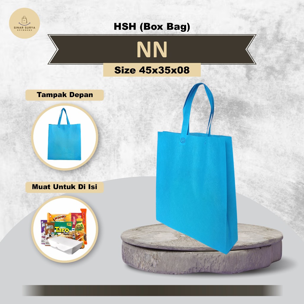 

Tas Kain Spunbond 75 Gsm Tas Furing Polos Goodie Bag Spunbond 45X35X8