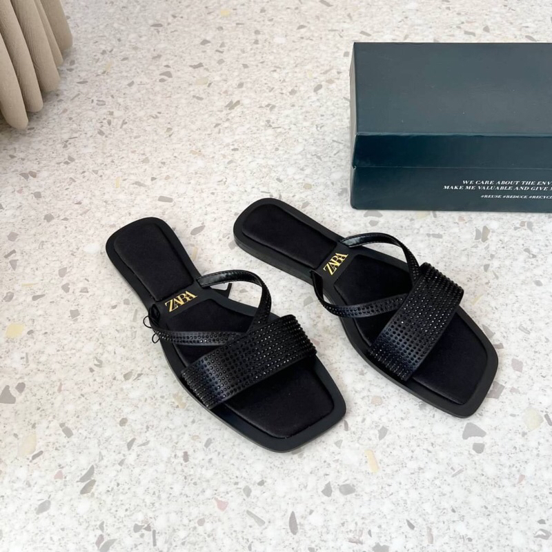 Sandal zara / Sandal Flat Zara / Sandal wanita