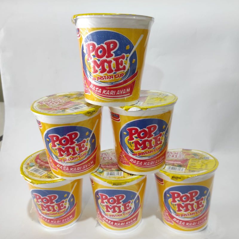 

Pop Mie Rasa Kari Ayam 75gr 6 cup