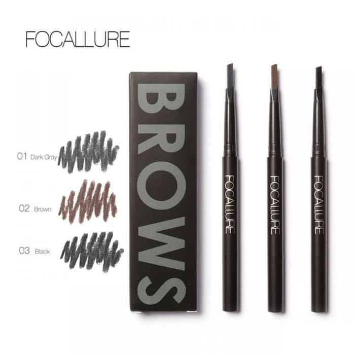 Focallure Waterproof Long Lasting Eyebrow Pencil FA-18