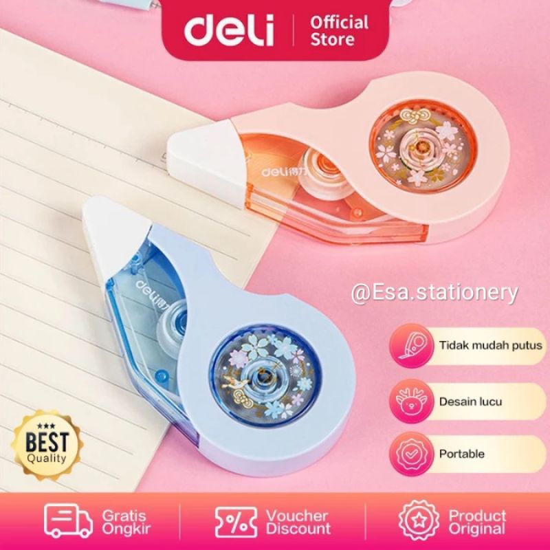 

Tipe-X Deli 71546 Blooming Cortape 12M