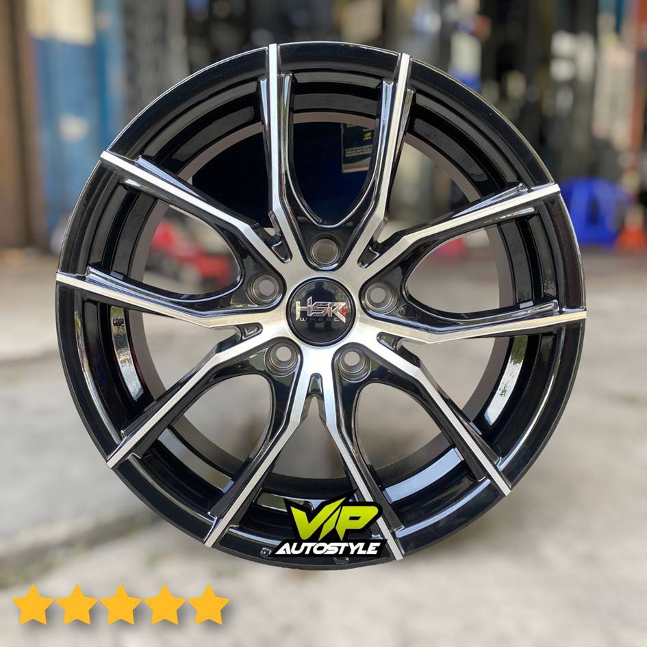 Velg Mobil Honda mobilio, Freed, corolla Ring 17 Lubang 4x100 Black polish