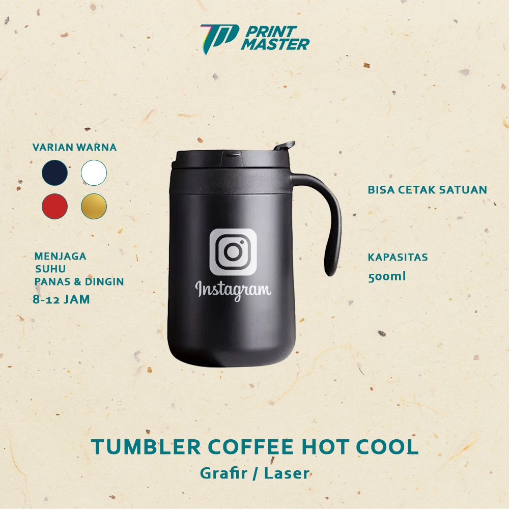 Custom Tumbler Mug Hot Cool Stainless Steel Grafir