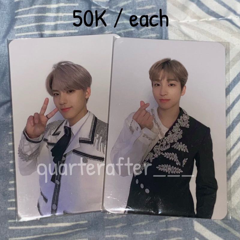 wts // want to sell photocard new, kevin, eric, sangyeon, hyunjae, jacob the boyz tbz (pc album thri
